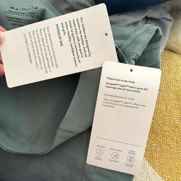 NWT Athleta Women's Delancey Moto Tight - Picture 3 of 6